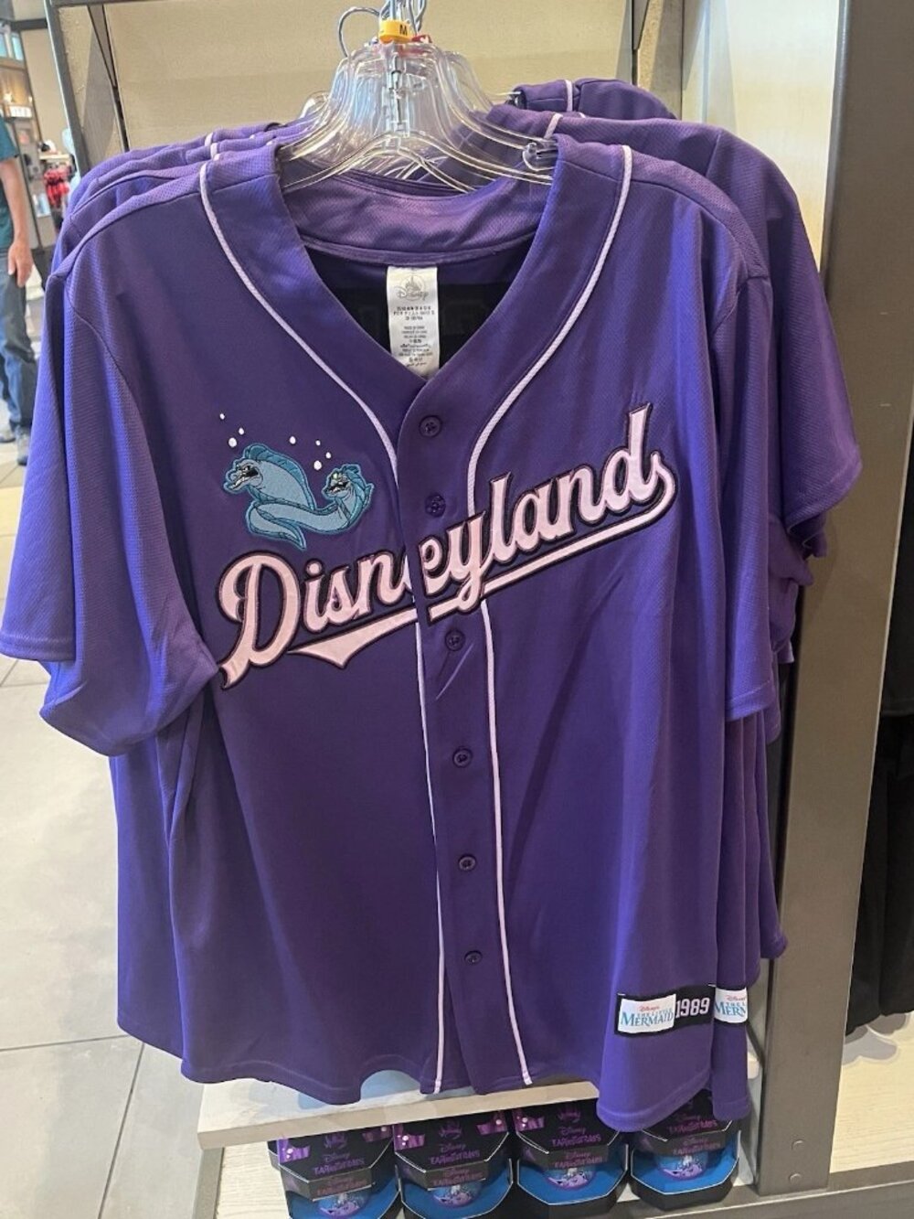 NWT Disney Parks Disneyland Villains Ursula Baseball Jersey Size: M